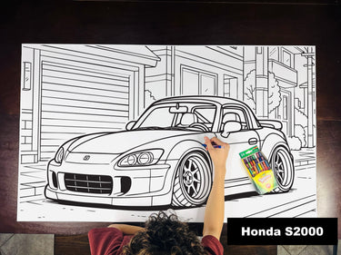 S2000 Table Size Coloring Sheet
